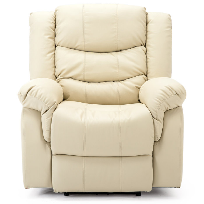 Ebern Designs Lancashire Vegan Leather Electric Recliner & Reviews